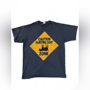 Caution Fainting Goat Zone T-Shirt